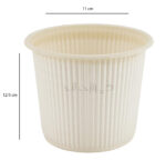 سطل 1000 سی سی (بلند) استوانه ای گیاهی آملون - Image 3