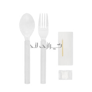 پک قاشق چنگال سوپر(شفاف)