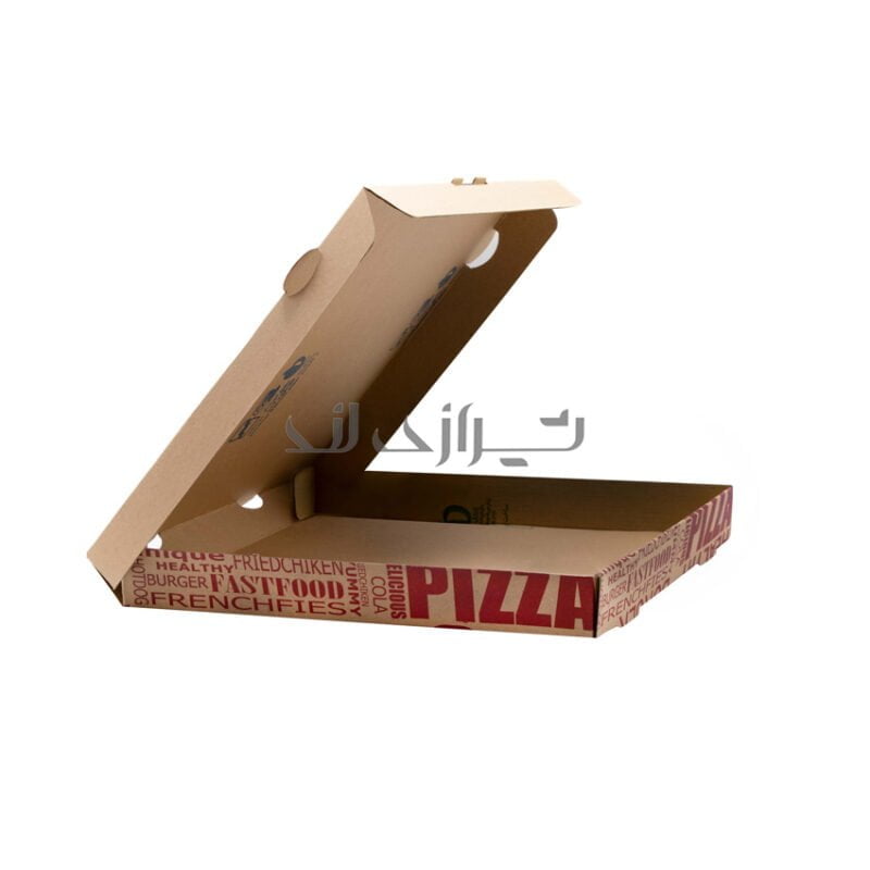 جعبه پیتزا کرافت چاپی 32