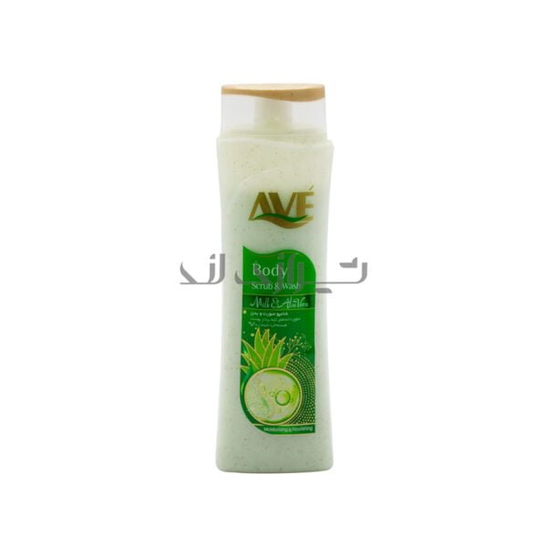 شامپو بدن کرمی اسکراب شیر و آلوئه ورا 380 گرمی اوه