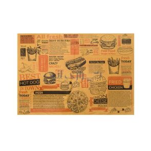 کاغذ کف سینی مومی روغنی