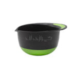 کاسه میکس متوسط سبز/زرد/آبی بدنه طوسی کلیز