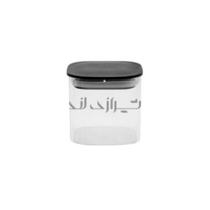 ظرف بانکه 500 سی سی شفاف درب مشکی کلیز