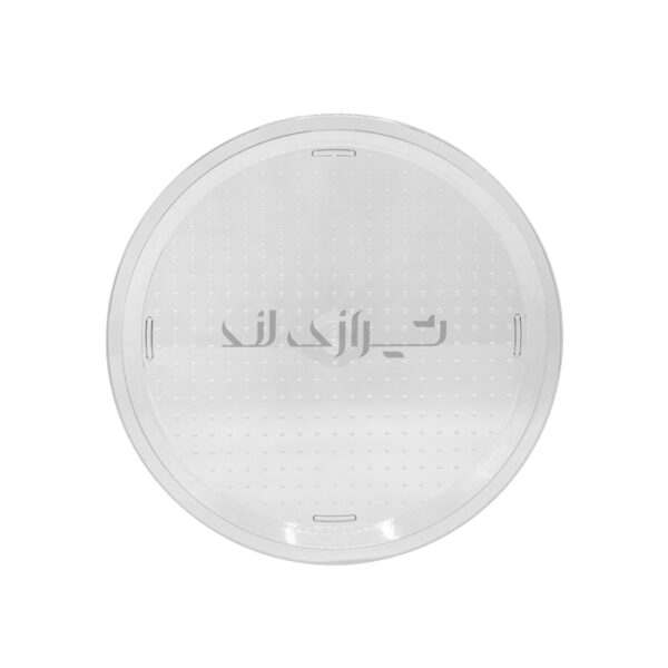 دیس-گرد-قطر-26-سانت شفاف / سفید / مشکی محراب